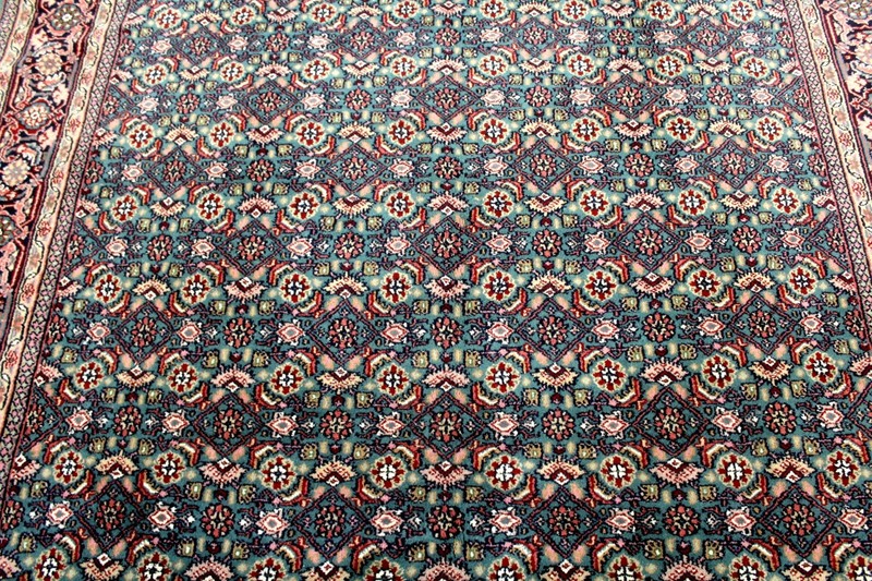 9X6 EXQUISITE MINT 200+KPSI HAND KNOTTED VEGETABLE DYE BIDJARR TURKISH WOOL RUG gallery