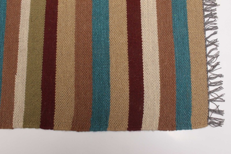 Vintage Hand Woven Area Rug 2'0" x 5'8" Traditional Wool Oriental Carpet gallery
