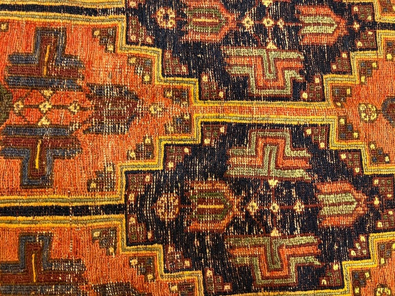 125 X 210 CM COLLECTORS' ITEM Antique Kazak Daghistani Group Fine Quality Kilim gallery