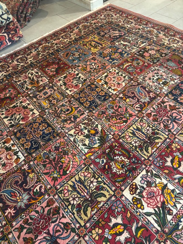 SEMI ANTIQUE. 14X10 HAND MADE RUG. FULL PILE. CARPET gallery