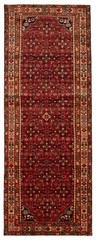 4’2″ x 11’1″ Vintage Hand-knotted Runner Rug Traditional Oriental Wool Carpet