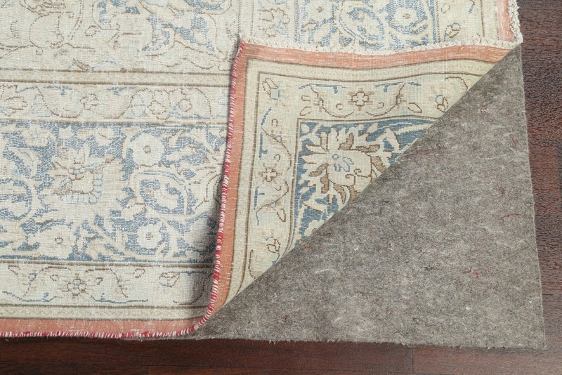 Muted Distressed Area Rug 10x12 Ft handmade Coral Wool Carpet Medallion Rug gallery