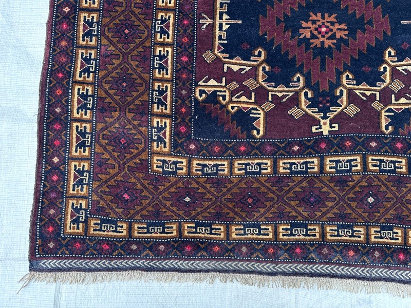 115 X 215 cm Vintage Latif Khani Natural Vegetable Dye Tribal Nomad Maldari Rug gallery