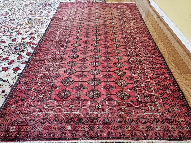3.8 x 6.4 ANTIQUE CAUCASIAN HERIZ SERAPI VINTAGE USHAK TRIBAL KAZAK gallery
