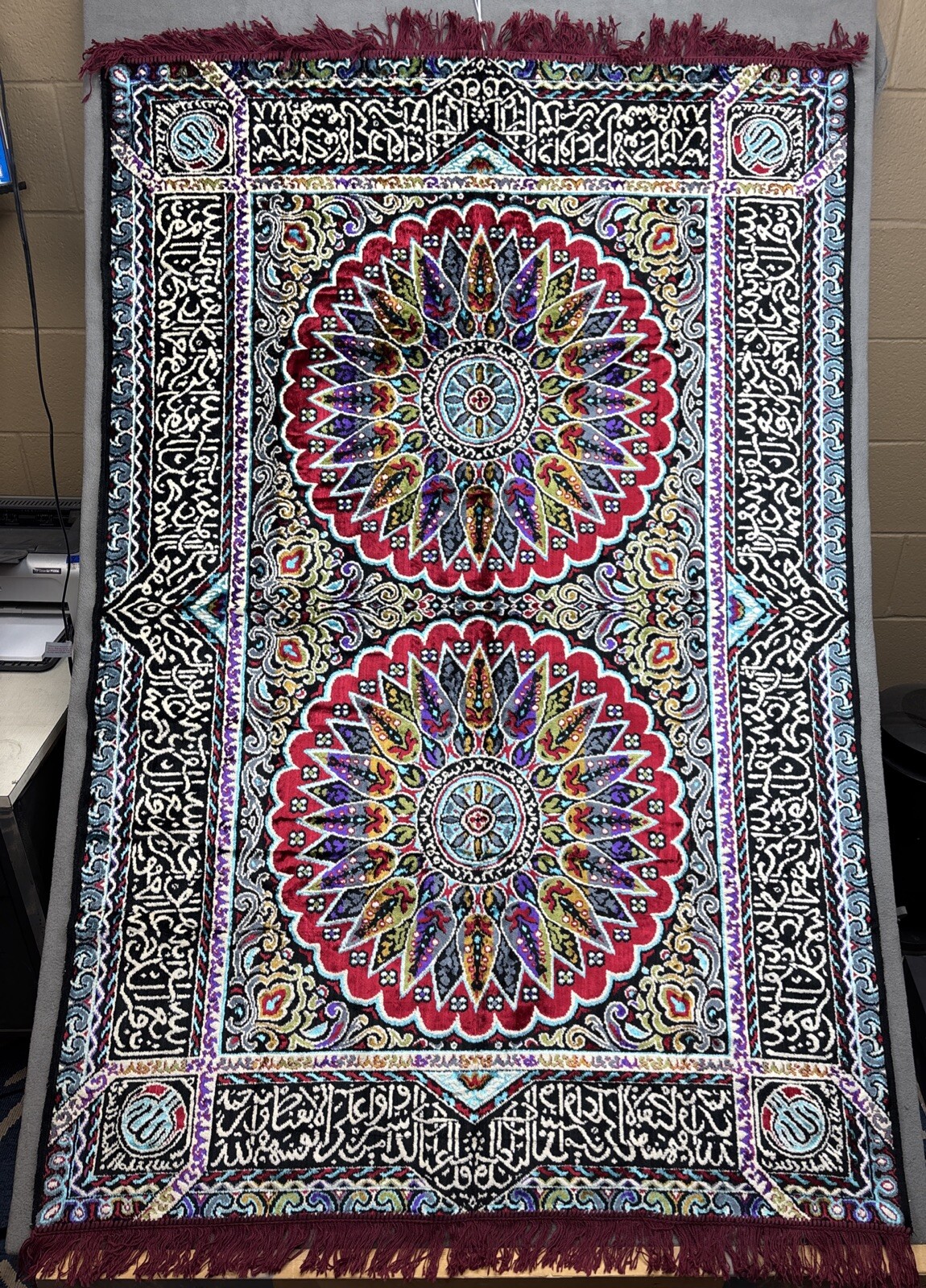 6' x 4' BREATHTAKING MINT HAND KNOTTED VEGETABLE DYE WOOL SILK & NAINN RUG gallery