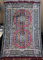 6′ x 4′ BREATHTAKING MINT HAND KNOTTED VEGETABLE DYE WOOL SILK & NAINN RUG