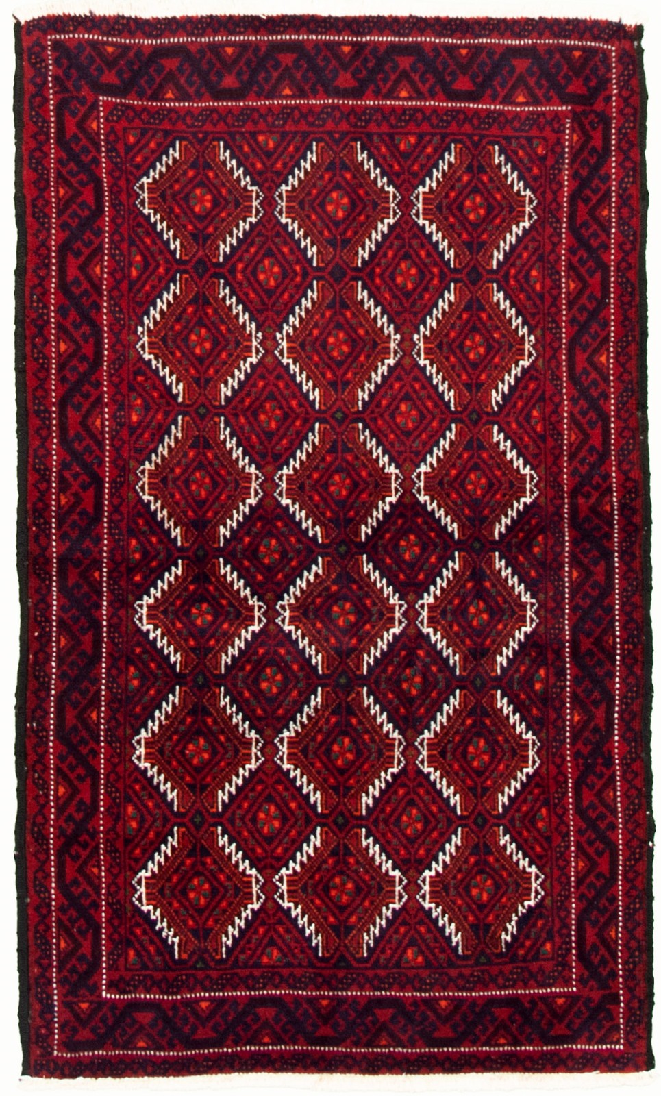 Traditional Vintage Hand-Knotted Oriental Carpet 3'4" x 5'7" Wool Area Rug gallery