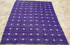 Vintage Handmade Geometric Traditional Wool Area Rug 210×164 cm