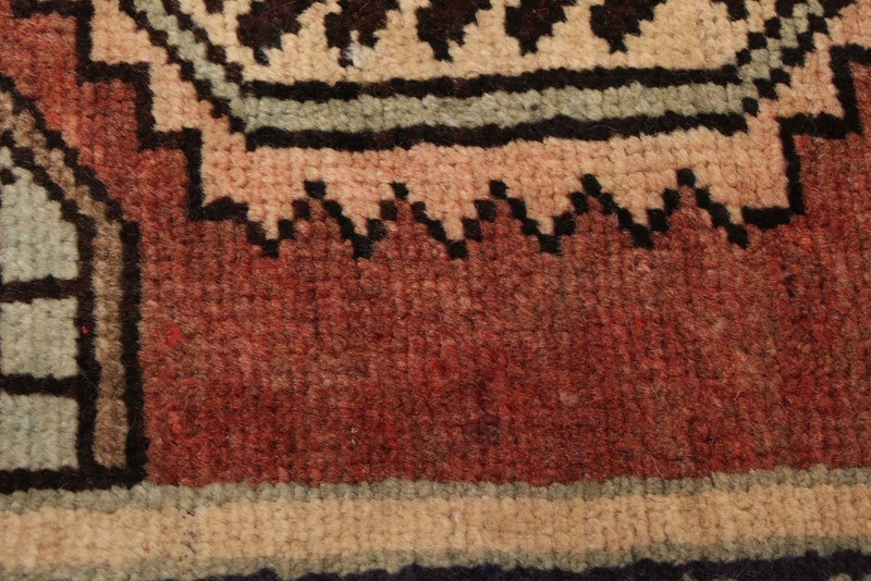 Vintage 3'3" x 4'8" Traditional Hand Knotted Vegetable Dye Wool Area Rug gallery