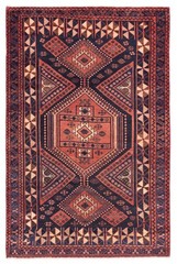 Traditional Vintage Hand-Knotted Area Rug 5’6″ x 8’4″ Oriental Wool Carpet