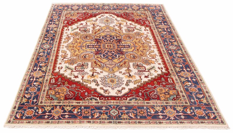 Vintage Hand-Knotted Area Rug 7'10" x 10'1" Traditional Oriental Wool Carpet gallery