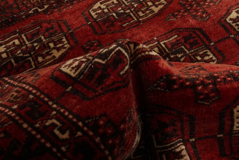 Vintage 3'6" x 4'10" Traditional Hand Knotted Vegetable Dye Wool Area Rug gallery