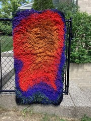 Vintage MCM Danish Ege Rya Rug 56″ x 28″