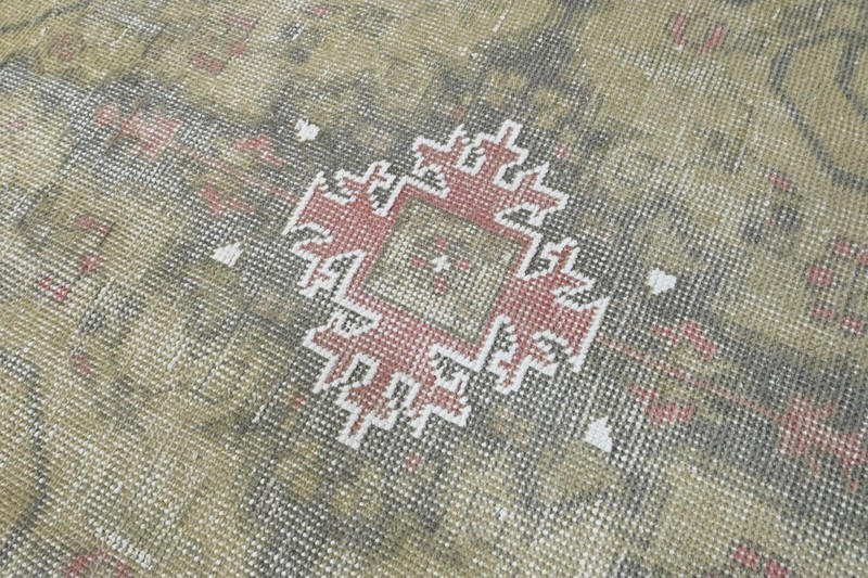 Oushak Turkish Vintage Rug 4x7 Kilim Rug Anatolian Handmade Boho Decor BEIGE gallery