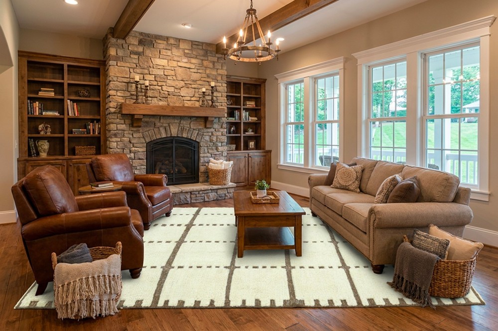 Custom Turkish Oushak Rug – Hand-Knotted Organic Wool Curated Interior Statement