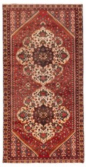 Vintage 4’10” x 9’9″ Traditional Hand Knotted Vegetable Dye Wool Area Rug