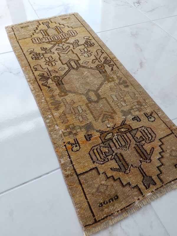 Mysterious ancient Pattern Carpet Antique Beige Wool Rug Free Shipping Rug gallery