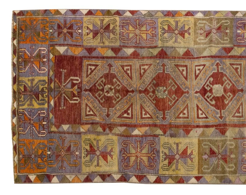 4'1 X 10'8 feet Runner Rug,Turkish Runner,Vintage Runner,Oushak Rug,Floor Rug gallery