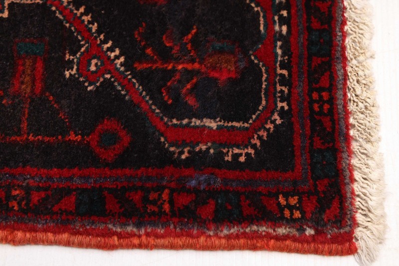 Vintage 4'9" x 8'10" Traditional Hand Knotted Vegetable Dye Wool Area Rug gallery