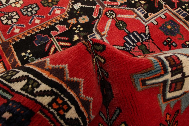 Vintage 4'1" x 5'10" Traditional Hand Knotted Vegetable Dye Wool Area Rug gallery