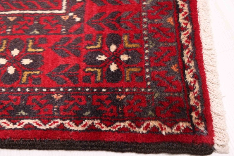 Vintage Hand-knotted Runner Rug 3'1" x 12'8" Traditional Oriental Wool Carpet gallery