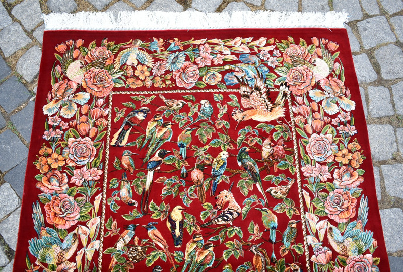 Silk Rug 100 % Bamboo Silk Rug 39'' x 59'' Home Decor Silk Bamboo Wall Rug gallery