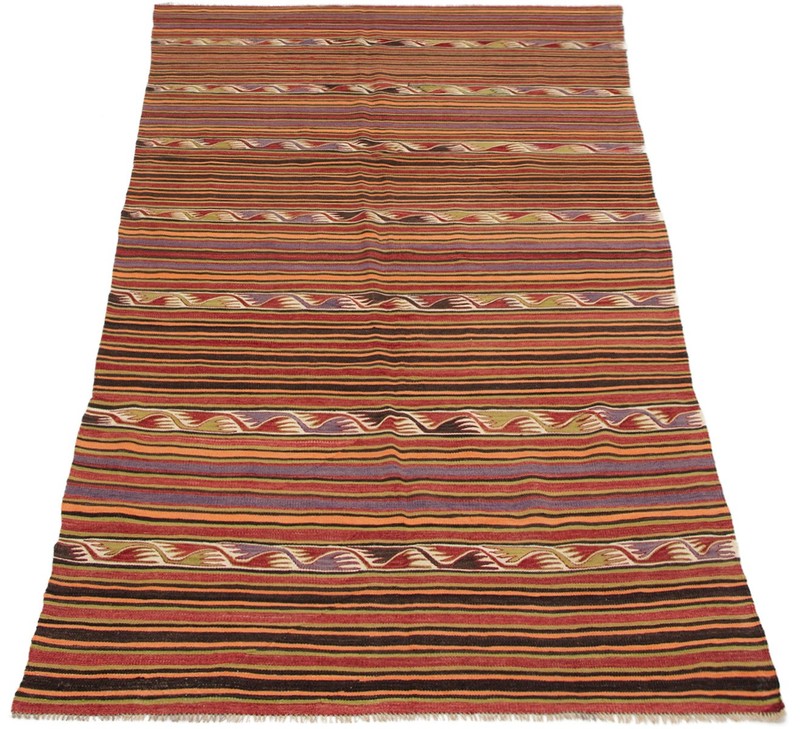 Vintage Hand Woven Area Rug 5'0" x 12'6" Traditional Wool Oriental Carpet gallery
