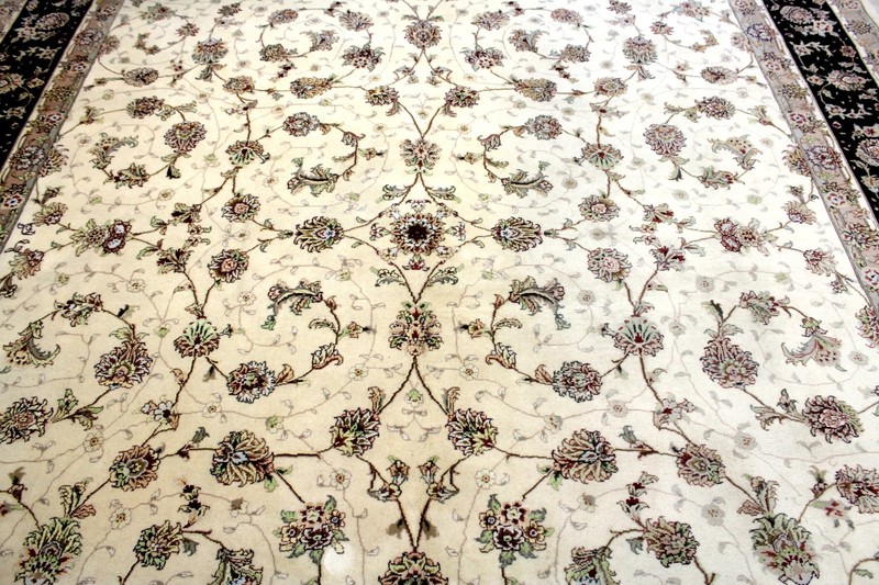 10X15 MASTERPIECE MINT 400KPSI HAND KNOTTED VEGETABLE DYE SILK WOOL TABRIZZ RUG gallery