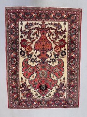 Vintage Tribal Rug 74×100 cm, medium, Tribal oriental Carpet 2545