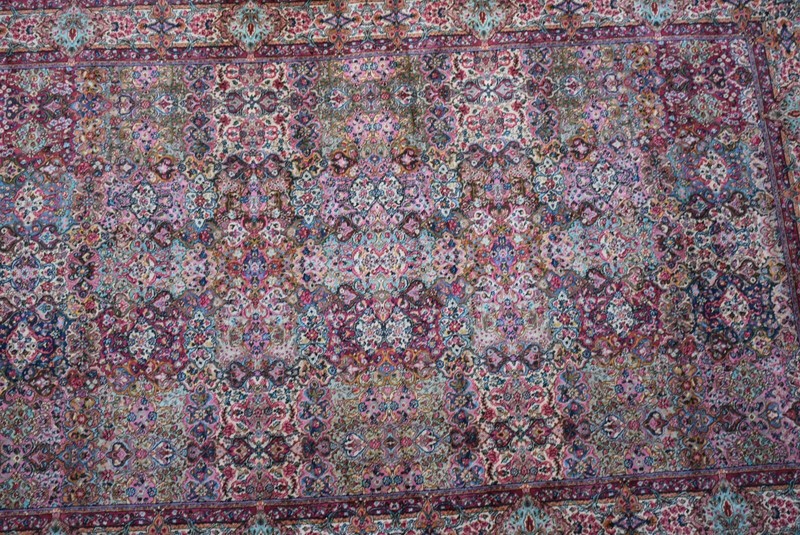 Vintage Karastan Rug LANAMAR 5514 Kirman 10.4x16 Must See #L5514 gallery