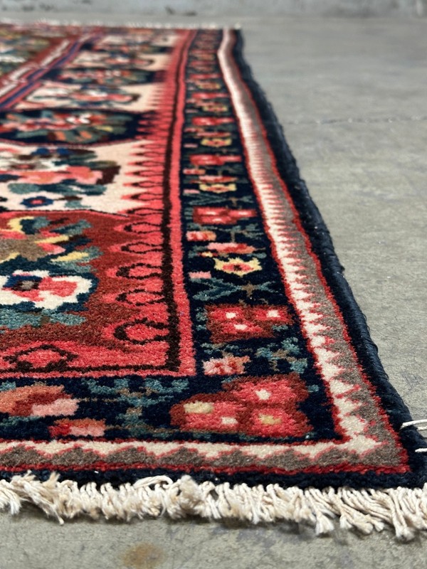Antique Geometric Oriental Rug, Hand-Knotted Wool, Heriz Style, 5'4" x 8'8" gallery