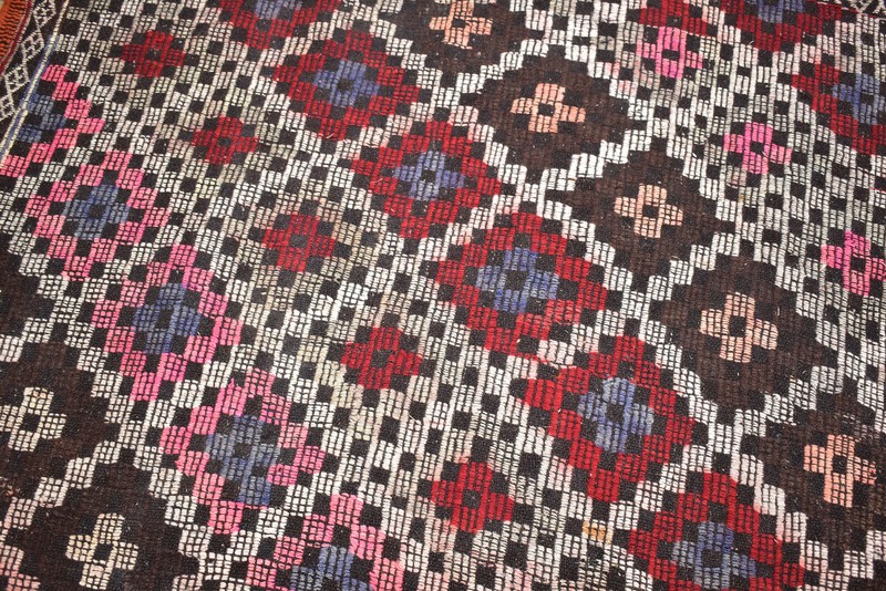 Turkish Kilim 58''x89'' Handwoven Adana Cicim Kilim 150x228cm Vintage Tent Rug gallery