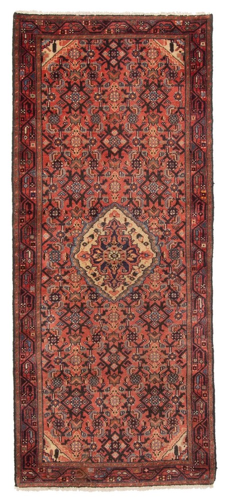 Vintage Hand-knotted Runner Rug 2'8" x 6'2" Traditional Oriental Wool Carpet