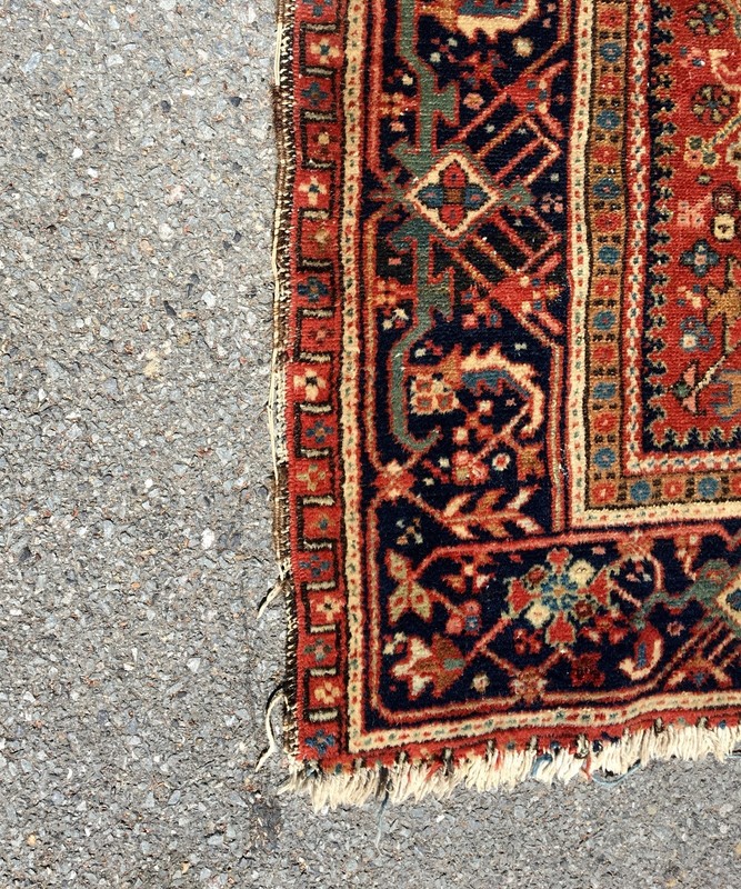 Antique Karaja Hand Made Exquisite Rug 6' 1/4" x 4' 3/4" Early 1900's gallery