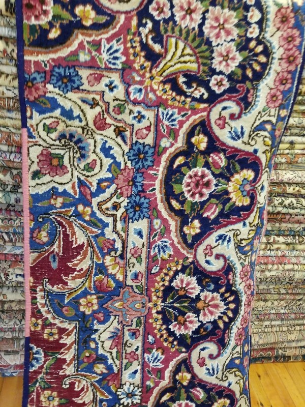 Vintage 1950-1960's Floral Turkish Runner 2' × 11'6" gallery