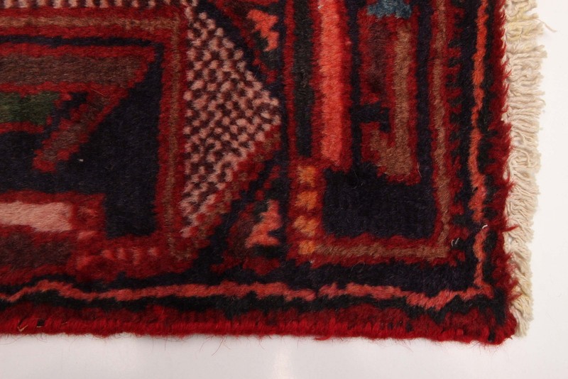 Vintage 3'10" x 6'10" Traditional Hand Knotted Vegetable Dye Wool Area Rug gallery