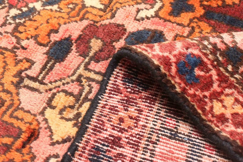 Vintage Hand-Knotted Area Rug 3'6" x 5'4" Traditional Oriental Wool Carpet gallery