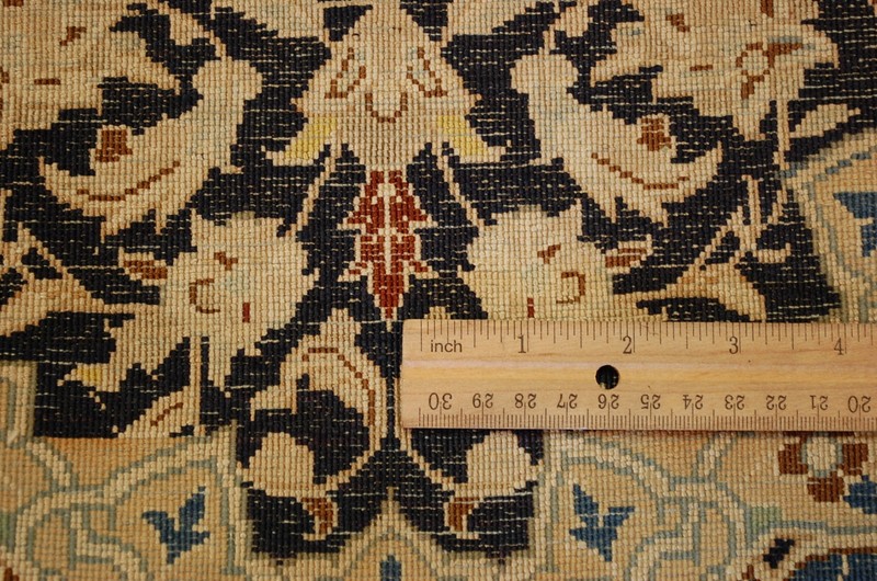 NATURAL WOOL,SILK Old HandWoven Oriental Rug,IN size OF 1'8" × 2'8" BIRDS DESIGN gallery