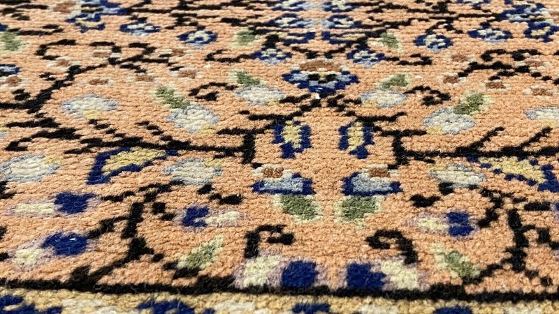 Exquisite Antique1920-1930s Wool Pile Natural Dye Legendary Hereke Rug 7x10ft gallery