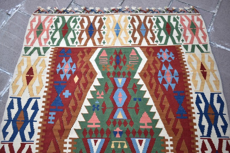 Vintage Turkish Rug 48'' x 64'' Anatolian Kayseri Prayer Rug Home Decor Wool Rug gallery