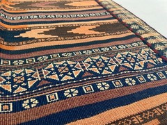 COLLECTORS ITEM 10 X 3.5 ft Antique Maldari Belouch Nomad Full Embroidery Sistan