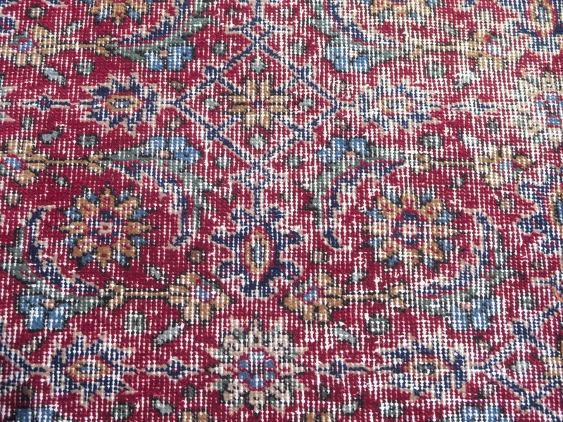 Turkish Rug, Handmade Rug, Vintage Area Rugs, Distressed Wool Carpet 67"x109" gallery