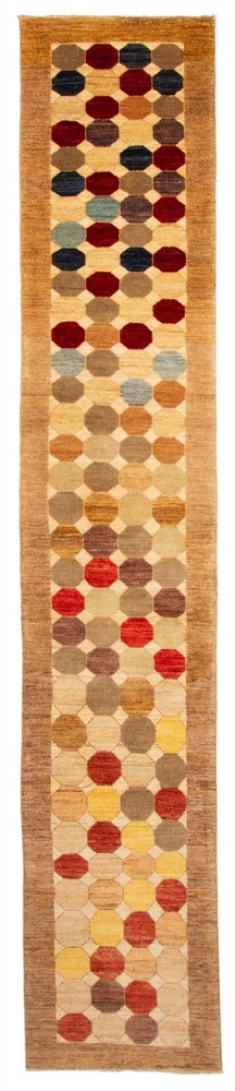 2'3" x 12'4" Vintage Hand-knotted Runner Rug Traditional Oriental Wool Carpet