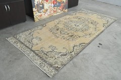 Oushak Runner Rugs Turkish Hand-Knotted Hallway Carpet Vintage Rug 4×9 ft 43