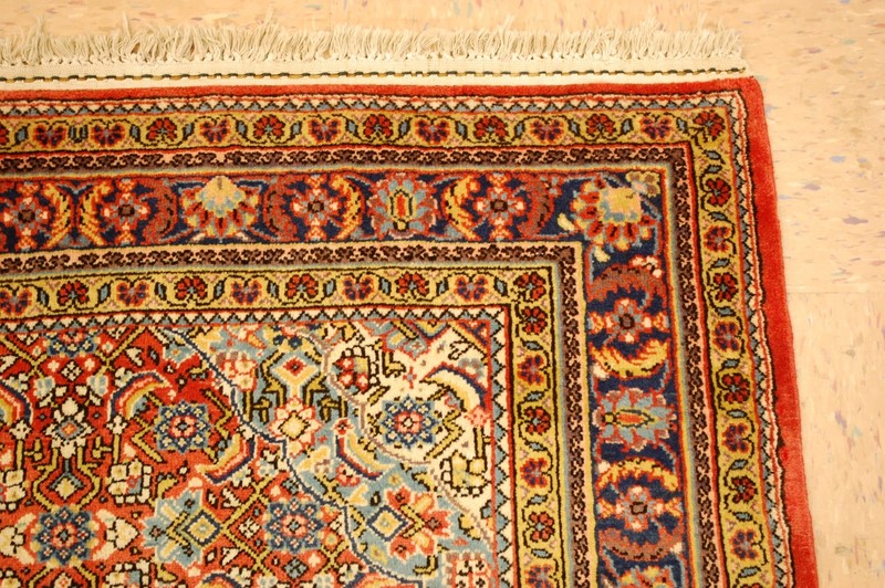 NATURAL WOOL Old Oriental Rugs,Hand Woven,knotted size Approximately 3'9" X 5'9" gallery