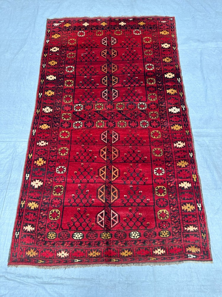 140 X 235 cm COLLECTORS' ITEM Antique Hatchulu Purda Duzlak Family Natural VegiD