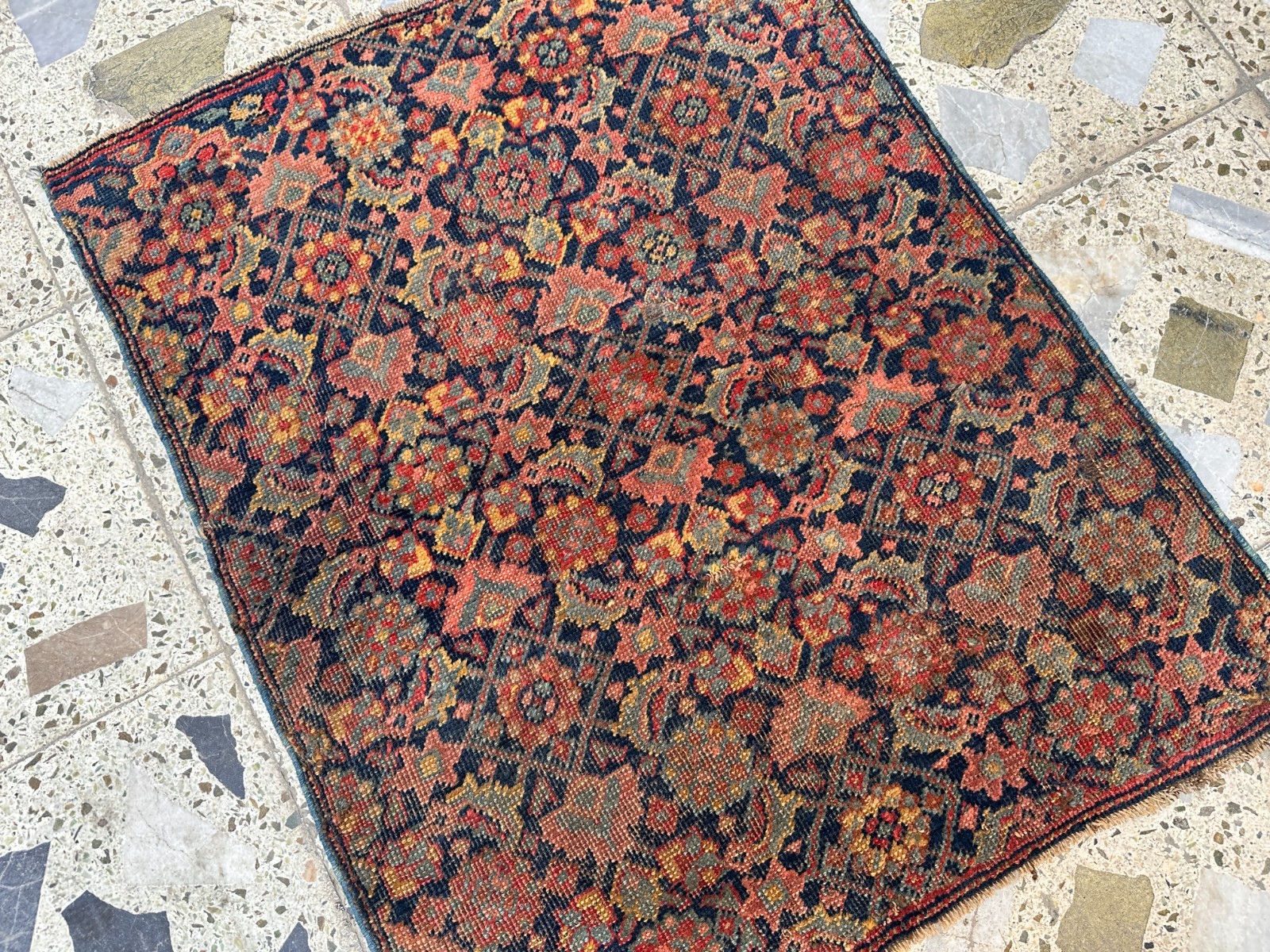 COLLECTORS’ ITEM Antique Karabagh Caucasian Fine Woven Caucasus Carpet gallery