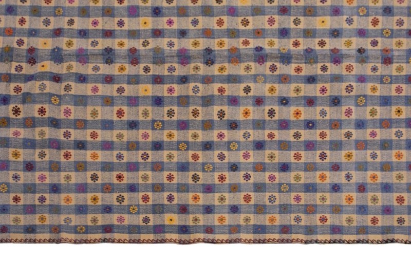 Handwoven Turkish Kilim Rug 177x265 cm (5'10"x8'8") – Vintage Minimalist Carpet gallery