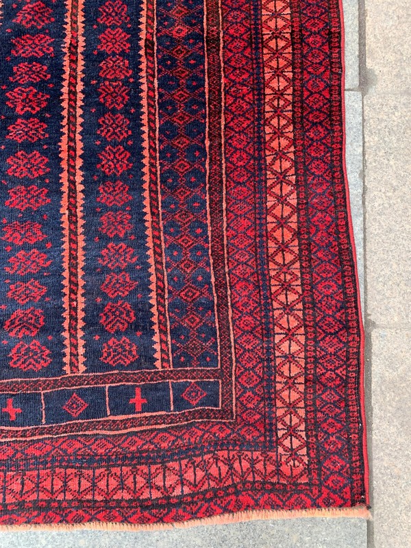 3'1'' x 5'2'' Vintage Natural Rug Village Rug Handmade Carpet.SKU:P1220 gallery