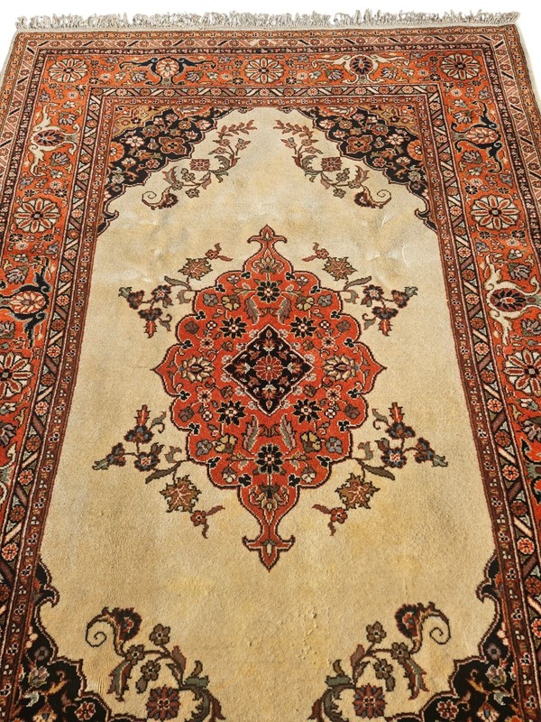 Vintage Hand Knotted Rug 6x9 Ft See Pictures for Condition No Reserve gallery